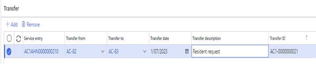 Transfer